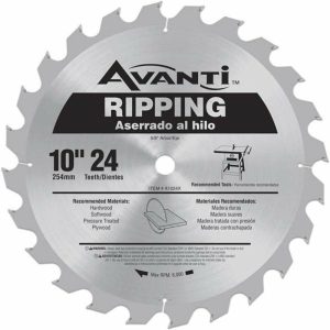 10 In X 24-Tooth Ripping Circular Saw Blade Power Tools