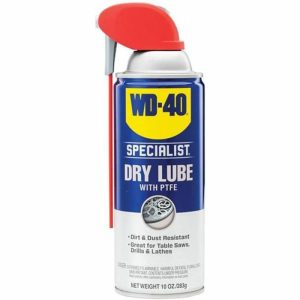 10 Oz Dry Lube With Ptfe, Lubricant With Smart Straw Spray Lubricants