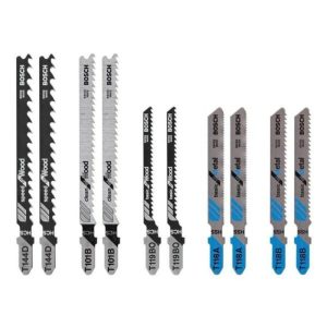 10-Piece T-Shank Jigsaw Blade Assortment Power Tools