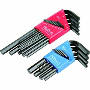 22-Piece Fractional/Metric Hex-L Key Combo Set Drivers, Ratchets & Wrenches