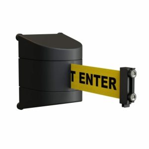 30′ Magnetic Wall Mount Yellow With Caution – Do Not Enter Belt Barriers & Protectors