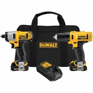 3/8 In 12 Volt Max Cordless Li-Ion Drill/Drive Combo Kit Power Tool Kits