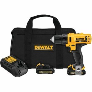 3/8 In 12 Volt Max Li-Ion Cordless Drill/Driver Kit Power Tool Kits