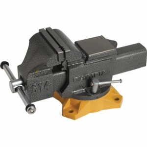 4″ Heavy-Duty Bench Vise With Swivel Base Hand Tools