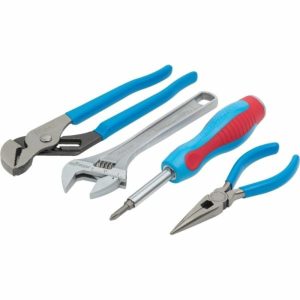 4-Piece Tool Kit Drivers, Ratchets & Wrenches