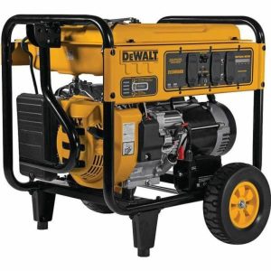 8000-Watt Electric Start Gas-Powered Portable Generator W/Idle Control Chargers & Generators