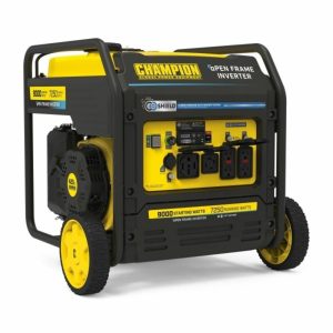 9000-Watt Open Frame Inverter Generator With Co Shield Chargers & Generators