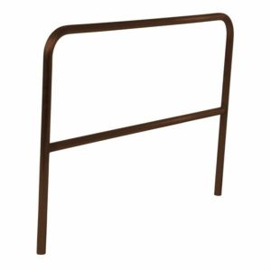 Aluminum Pipe Safety Railing 60 Inch Long-Brown Material Handling