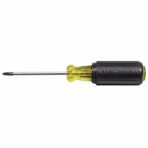 Black #1 Phillips Screwdriver 6.75″ With Round Shank 3″ Drivers, Ratchets & Wrenches