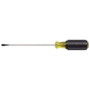 Black Cabinet Tip Flat Head Screwdriver 11.75″ W/Round Shank 8″ Drivers, Ratchets & Wrenches