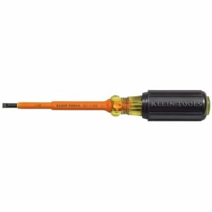 Cabinet Tip Insulated Screwdriver 7.75″ W/Round Shank 4″ Drivers, Ratchets & Wrenches