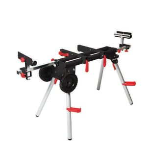 Equipment Contractor Mobile Chop Miter Saw Stand Portable With Wheels Sawhorses & Stands