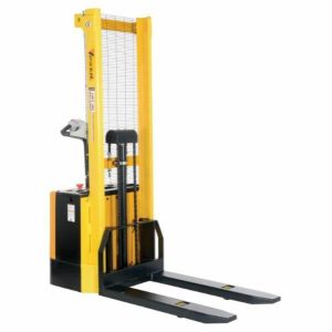 Fixed Powered Lift Stacker 62 Inches Raised Material Handling