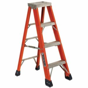 Fs1300Hd 4 Ft. 375 Lb. 3-Step Fiberglass Step Ladder Tools