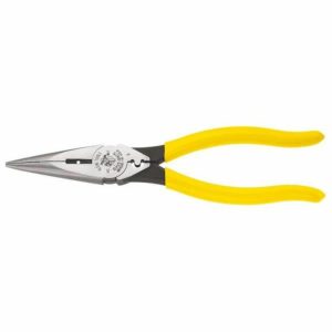 Heavy-Duty Long-Nose Side Cutting Crimping Plier 8″ Hand Tools