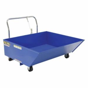 Low-Profile Parts Hopper, Steel Material Handling