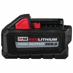 M18 18V Lithium-Ion High-Output 6.0Ah Battery Pack Qty 2 Batteries Batteries & Chargers