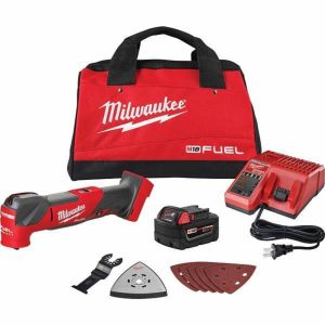 M18 Fuel 18V Li-Ion Oscillating Multi-Tool Kit W/ 5.0 Ah Battery And Charger Power Tool Kits