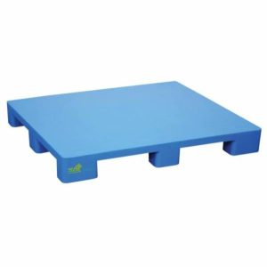 Plps-4840-9L Hygienic Blue Polyethylene Solid-Deck Skid With 9 Legs Material Handling