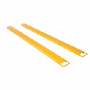 Steel Fork Extensions, Accommodates 6 Fork Width, 96 Length Material Handling