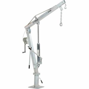 Winch Truck Jib Crane 500 Pounds Capacity Extended Galvanized Jacks