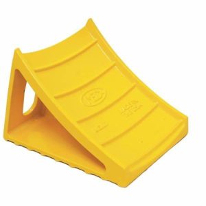 Yellow Cast Aluminum Wheel Chock Block Safety Material Handling