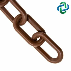 1 Inch X 25 Ft. Brown Plastic Barrier Chain Barriers & Protectors