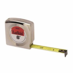 1/2 X 12 Ft. Mezurall Chrome Case Yellow Clad Power Return Tape Measure Hand Tools