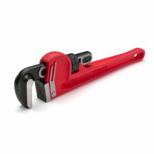 14-Inch Heavy-Duty Cast Iron Straight Handle Pipe Wrench 60882 Hand Tools