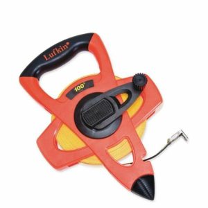 1/2 Inch X 100 Ft. Hi-Viz Orange Fiberglass Tape Measure Hand Tools