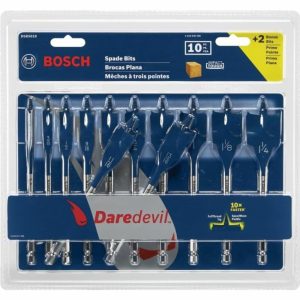 Daredevil 10-Piece Spade Bit Set Drills & Accessories